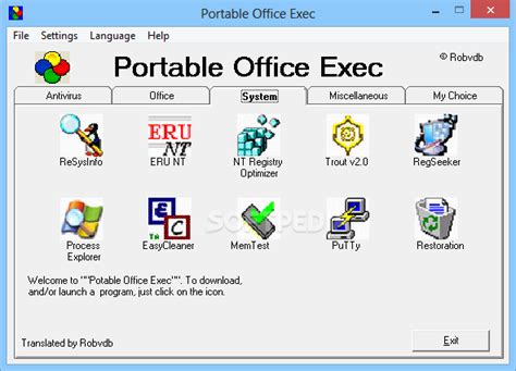 Free download of Portable Office Exec 1.2.8